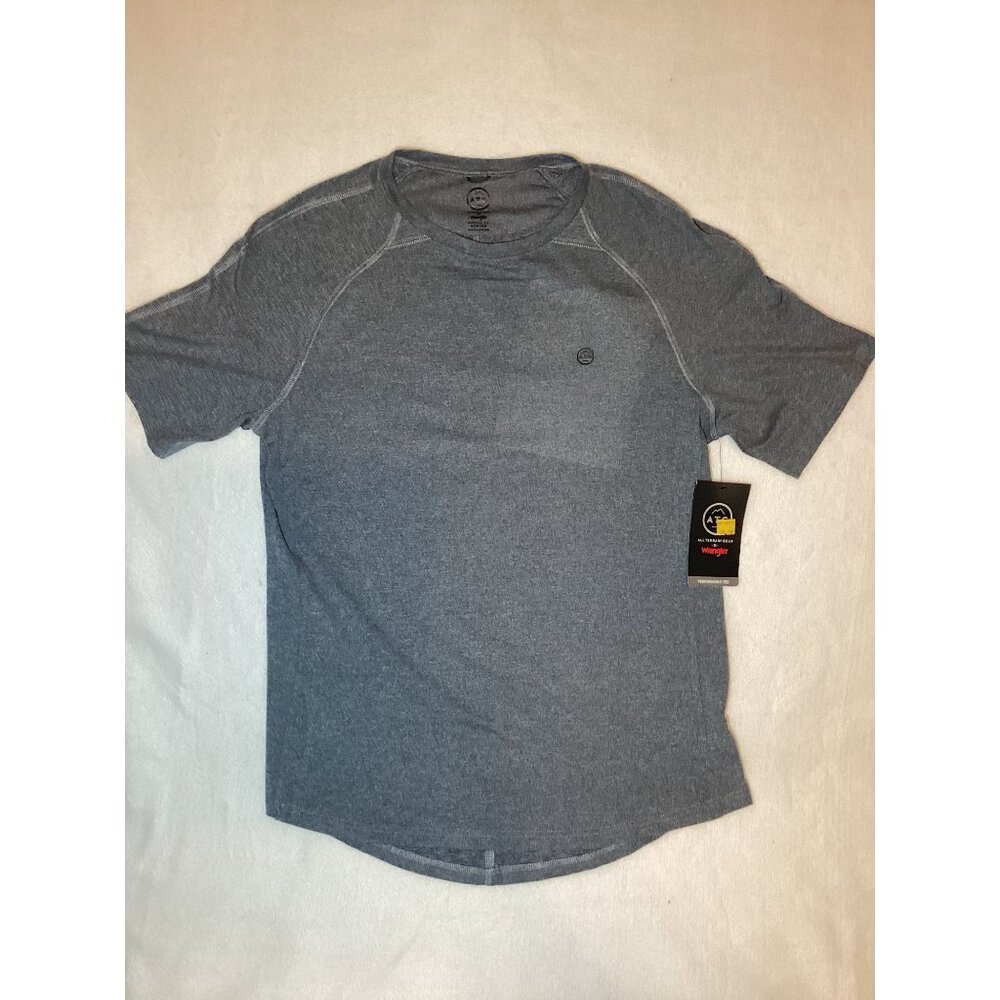 Wrangler MED High Performance All Terrain Gear Gray Short SL T Shirt New W Tags
